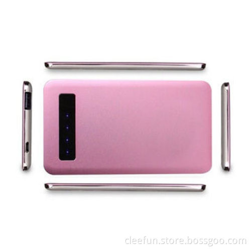 Super Slim Power Station for Various Smart Phones/4,000mAh Capacity, Press Button with LED Lighting